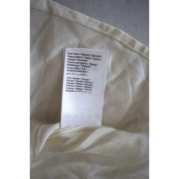 Farm Rio x Anthropologie Women's Sz Medium Ivory/Cream Lace Inset Blouse - Picture 8 of 13